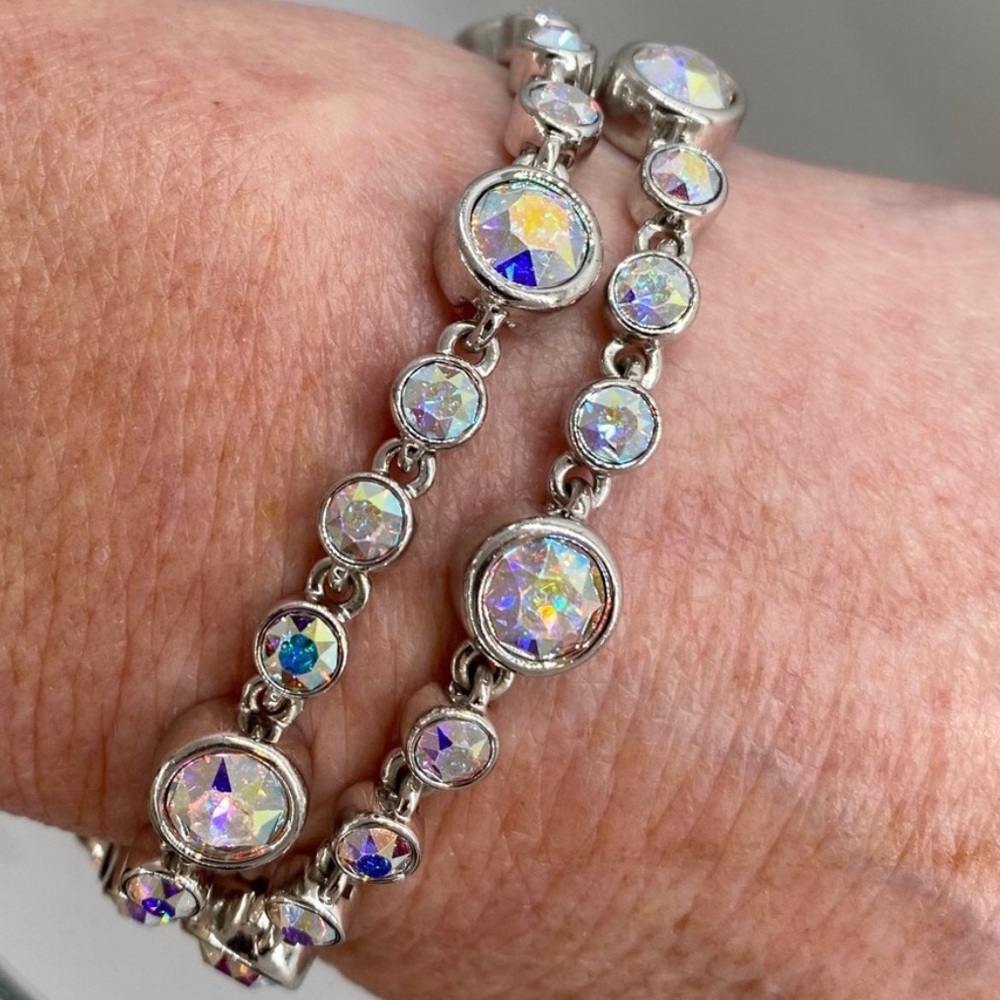 Swarovski Aurora Boreale Double Bracelet